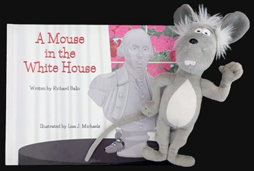 Martin the Mouse Plush Toy and The Mouse In The White House Book