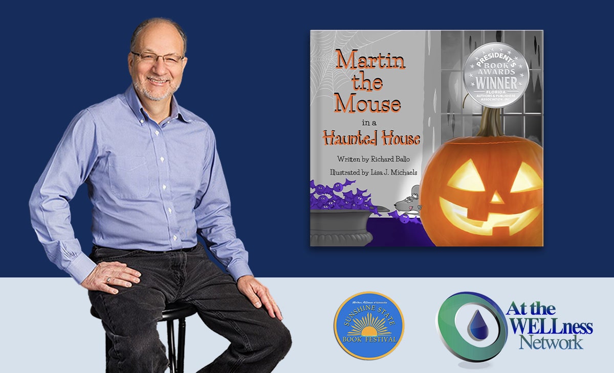 Author of award-winning children's halloween book Richard Ballo interview with At The WELLness Network about why and how to write a kids' picture book